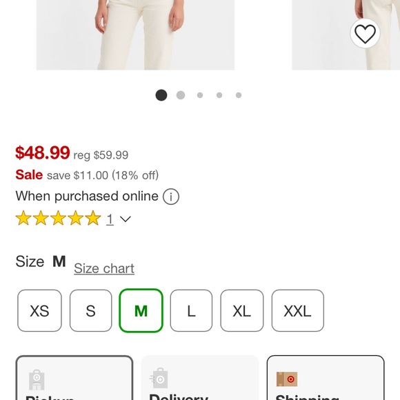 Levi's® Women's Puff Long Sleeve Devin Blouse - Red Plaid - Picture 3 of 3